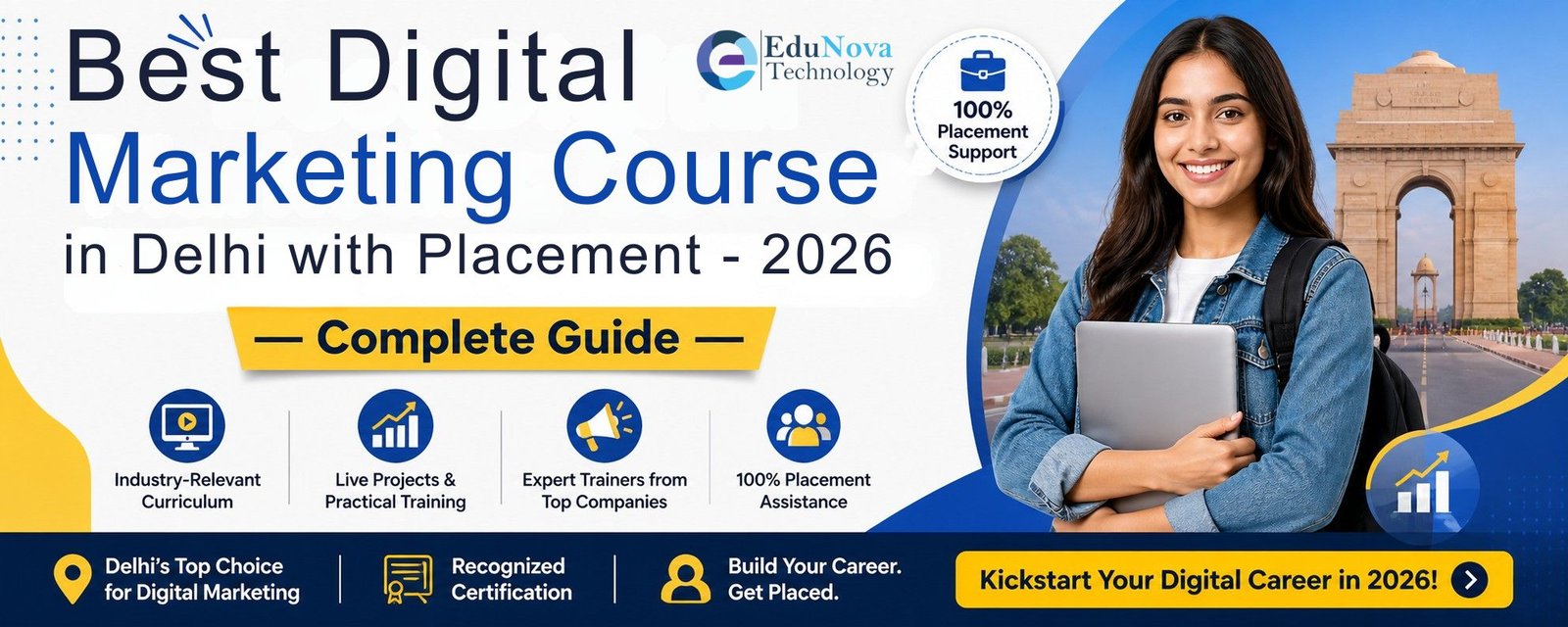 EduNova | Best Digital Marketing Course in Delhi with Placement – 2026 Complete Guide