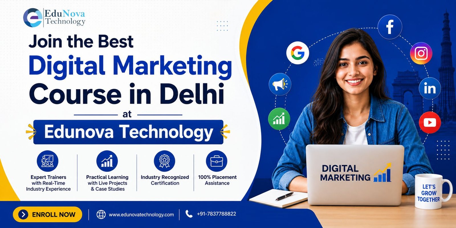 EduNova | Best Digital Marketing Course in Delhi